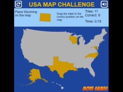 USA Map Challenge